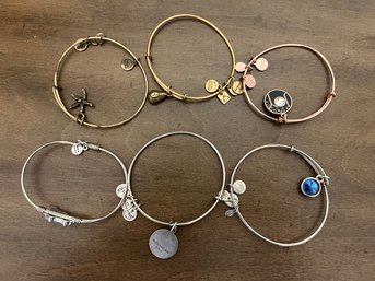 Alex And Ani Assorted Bracelets - 6 Pieces