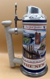 The New York Yankee's Danbury Mint Collector Stein New With COA 2001
