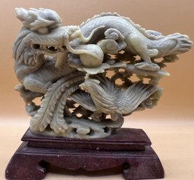 Jade Sculpture Dragon Statue