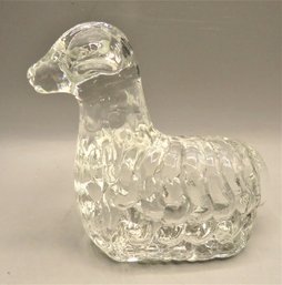 Glass Ram Figurine