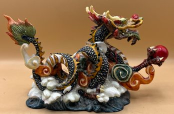 Oriental Chinese Dragon Sculpture Hand Crafted 219