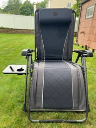 Timber Ridge Zero Gravity Chair With Pull Out Side Table