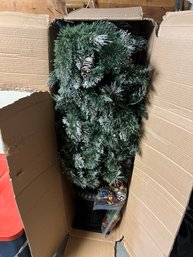 4 Foot Artificial Christmas Tree Ornaments Included