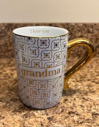 Rosanna 'grandma I Love You' Gold Tone Mug