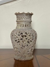 Soapstone Carved Small Vase