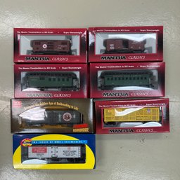 Assorted Lot Of Ready To Run Model Trains, 7 Piece Lot , New In Box