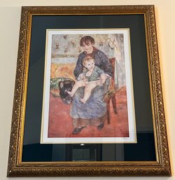 Pierre-Auguste Renoir 'mother And Child' LTD Edition Lithograph #1336/1500 COA