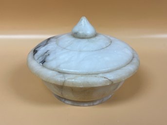 Italian Alabaster Marble Trinket Box