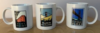 Golden Gate National Park Mugs - 3 Pieces