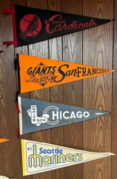 Assorted Pennant Flags - 4 Pieces