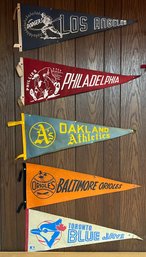 Assorted Pennant Flags  - 5 Pieces