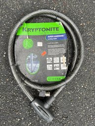 Kryptonite Bike Lock Cable 6FT X 3/4 With Keys - New