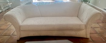 Carson's Furniture Modern White Sofa