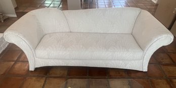 Carson's Furniture Modern White Sofa