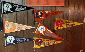 Assorted Pennant Flags - 7 Pieces