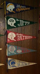 Assorted Pennant Flags - 5 Pieces