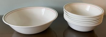 Corelle Island Breeze Serving & Cereal Bowls - 8 Piece Lot