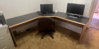 3 Piece Corner Desk With Stylex Chair