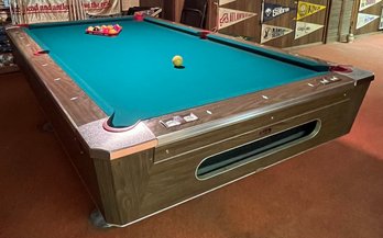 Bel Air Pool Table With Billard Balls