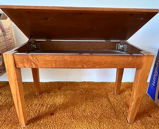 Wooden Piano Bench