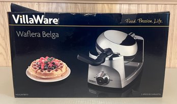 Villa Ware Belgian Waffle Maker Model No: NDVLWFBFS1