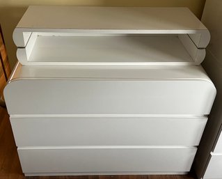 Lewis Of London Formica 3 Drawer Chest With Media Extension