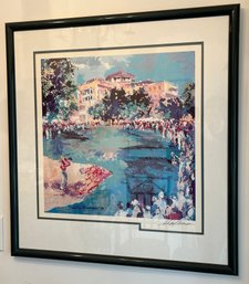 Leroy Neiman Hand Signed Lithograph 'westchester Golf Classic'