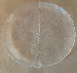 Arcoroc Aspen Leaf Glass Dinner Plate