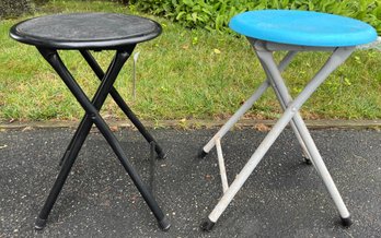 Folding Stools - 2 Pieces