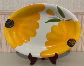 Castellina Italy Sunflower Serving Bowl