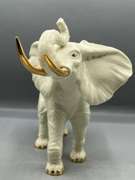 Lenox Porcelain Elephant With 24K Gold Trimming