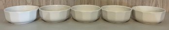 Pfaltzgraff Heritage White Soup Bowls - 5 Pieces