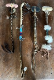 Native American Clubs - 4 Pieces