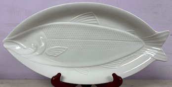 Studio Nova White Porcelain Fish Serving Dish