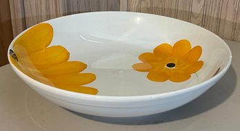 Castellina Yellow Flowers Serving Bowl