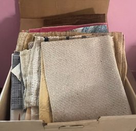 Box Of Assorted Fabrics
