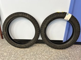 Dunlop K70 3.25-19 Motorcycle Tires, 2 Piece Lot