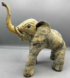Hand Sculptured Elephant Figurine