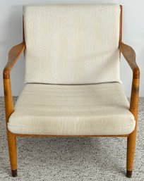 Folke Ohlsson For Dux Teak Lounge Chair Made In Sweden