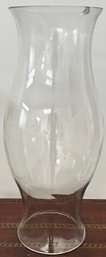 Large Clear Glass Hurricane Shade Chimney Dome