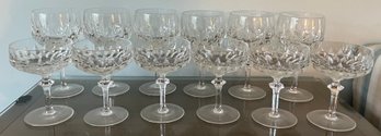 Gorham La Scala Crystal Glasses - 12 Pieces