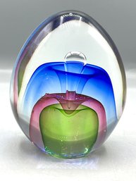 Gorgeous Designs Art Glass Paperweight