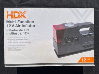 HDX Multi-function 12 V Air Inflator In Box