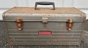 Loaded Craftsman Metal Tool Box With Assorted Tools