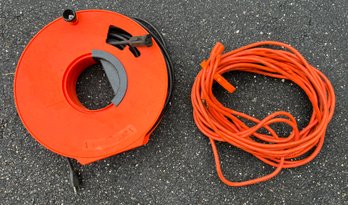 Extension Cord Reel & Extension Cord - 2 Pieces