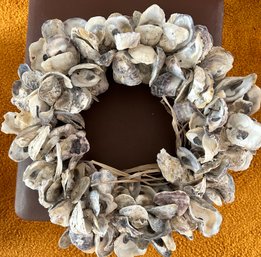 Natural Oyster Seashell Cape Cod Cottage Wreath