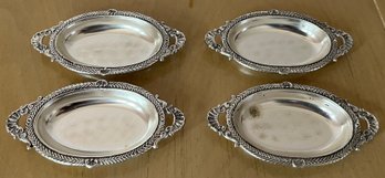 Sterling Silver Small Dishes 4.33 OZT - 4 Pieces