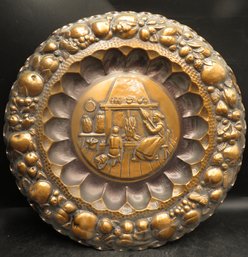 Copper Hammered Decorative Plate