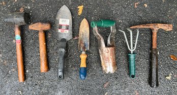 Garden Tools - Assorted Lot Of 7 Pieces