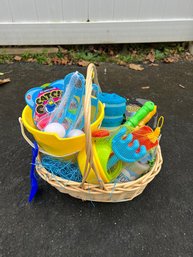 Beach Toys Basket